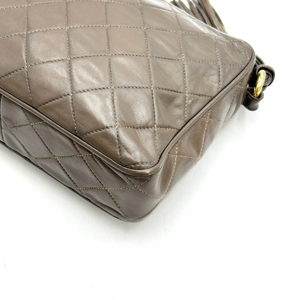Chanel No.1 Brown Big CC Tassel Crossbody Bag - 7