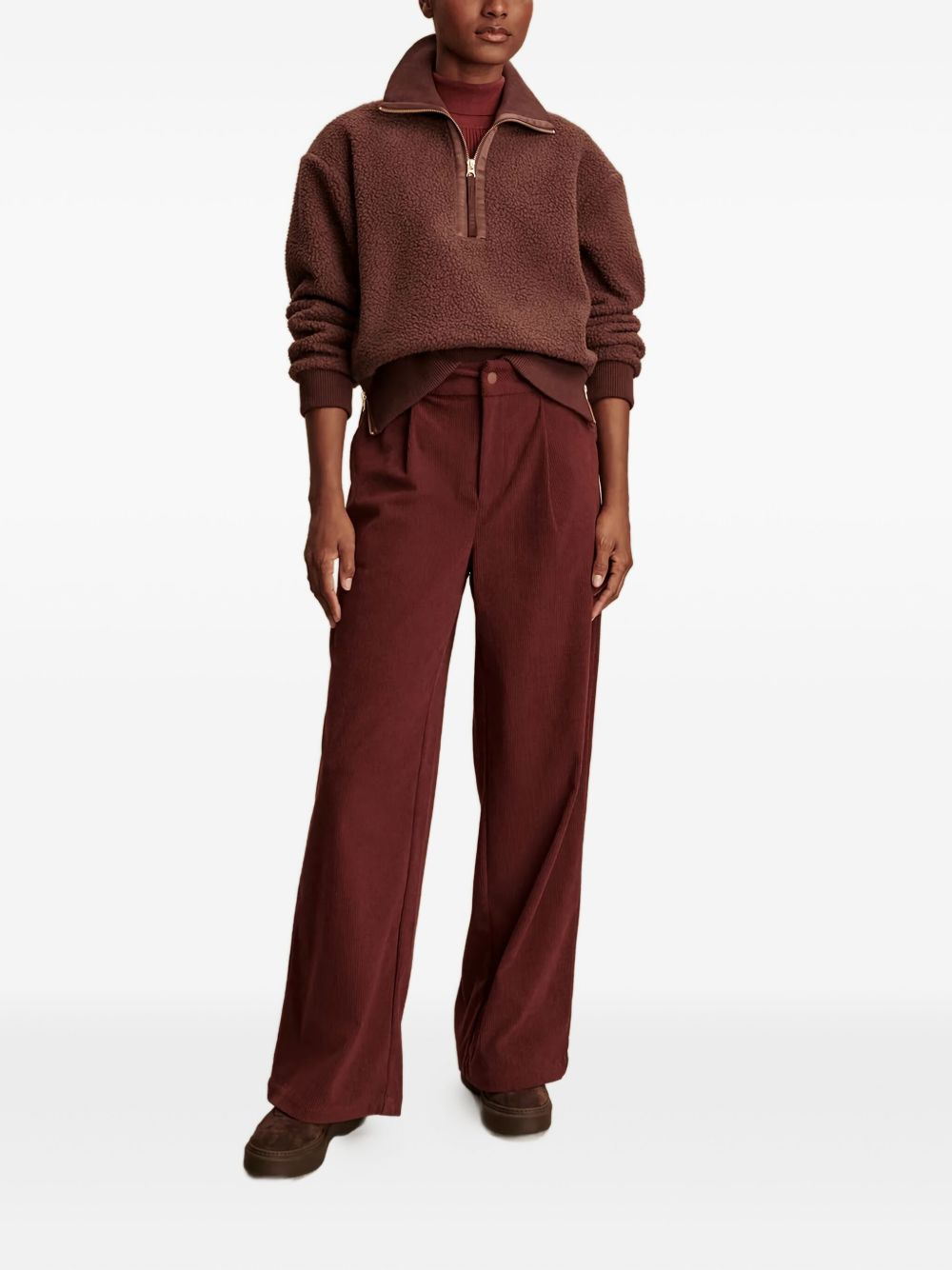 half-zip fleece sweatshirt - 2