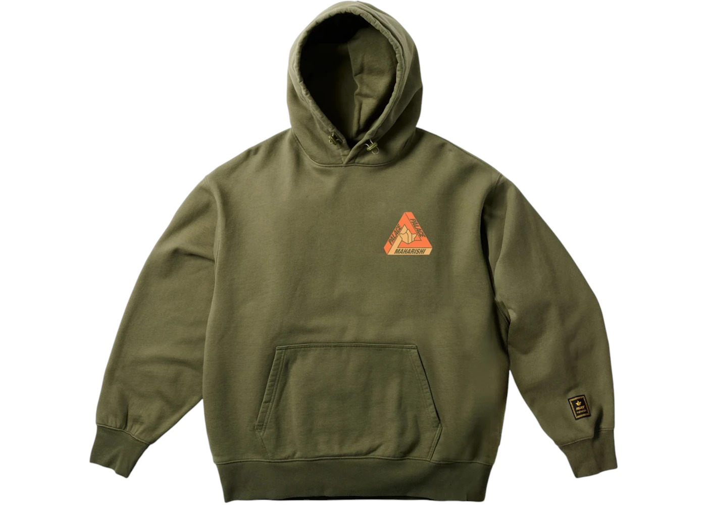 Palace Maharishi Tri-Bonsai Hood Olive - 2