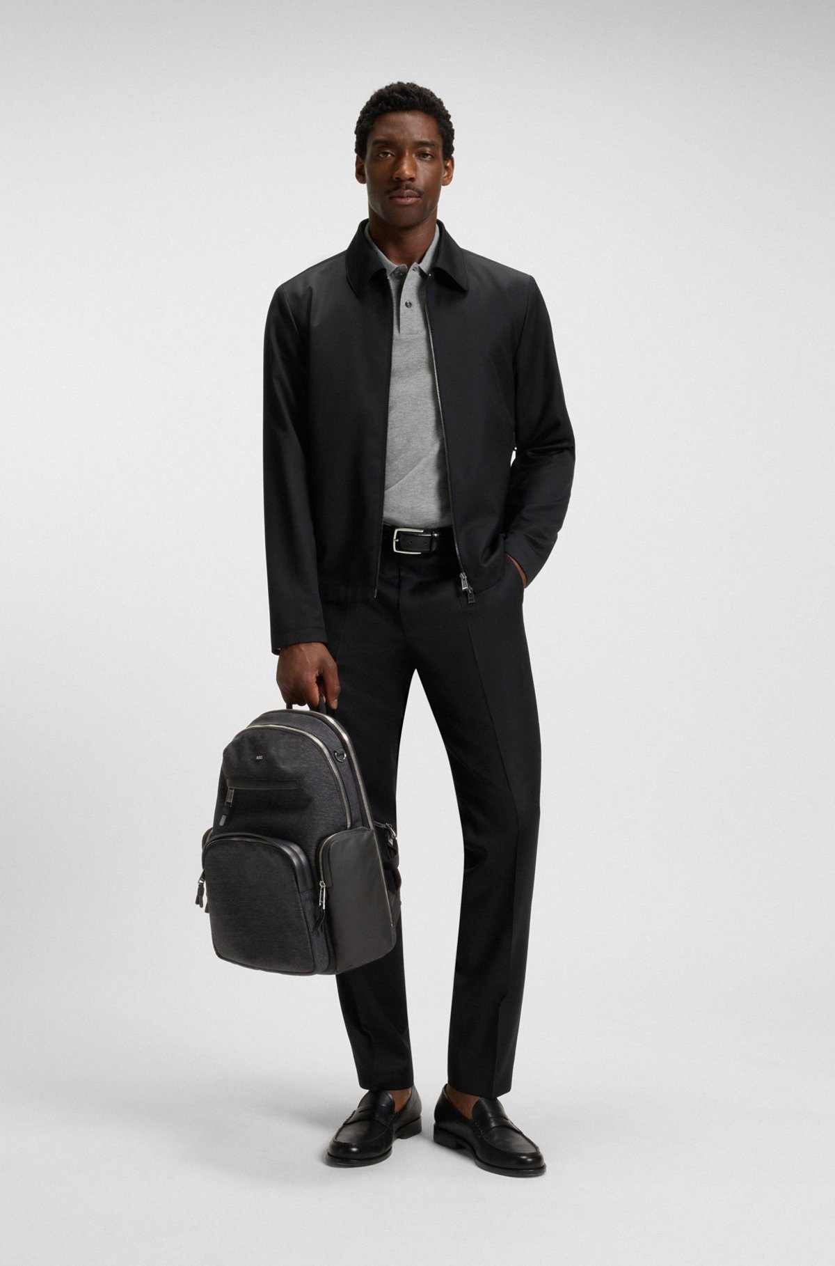 BACKPACK WITH CONTRAST SIDE POCKETS - 3