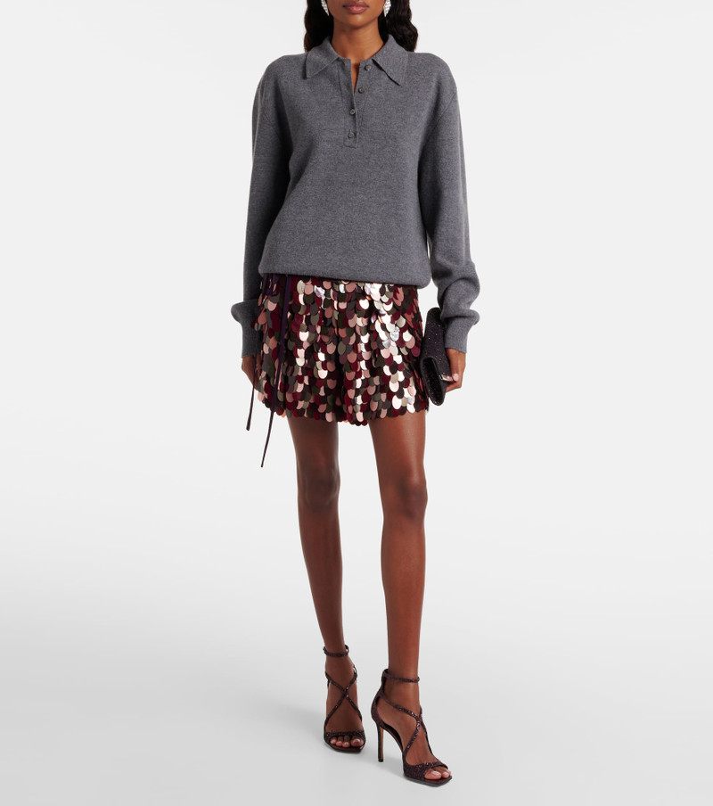 JIMMY CHOO Azia 95 glitter sandals outlook