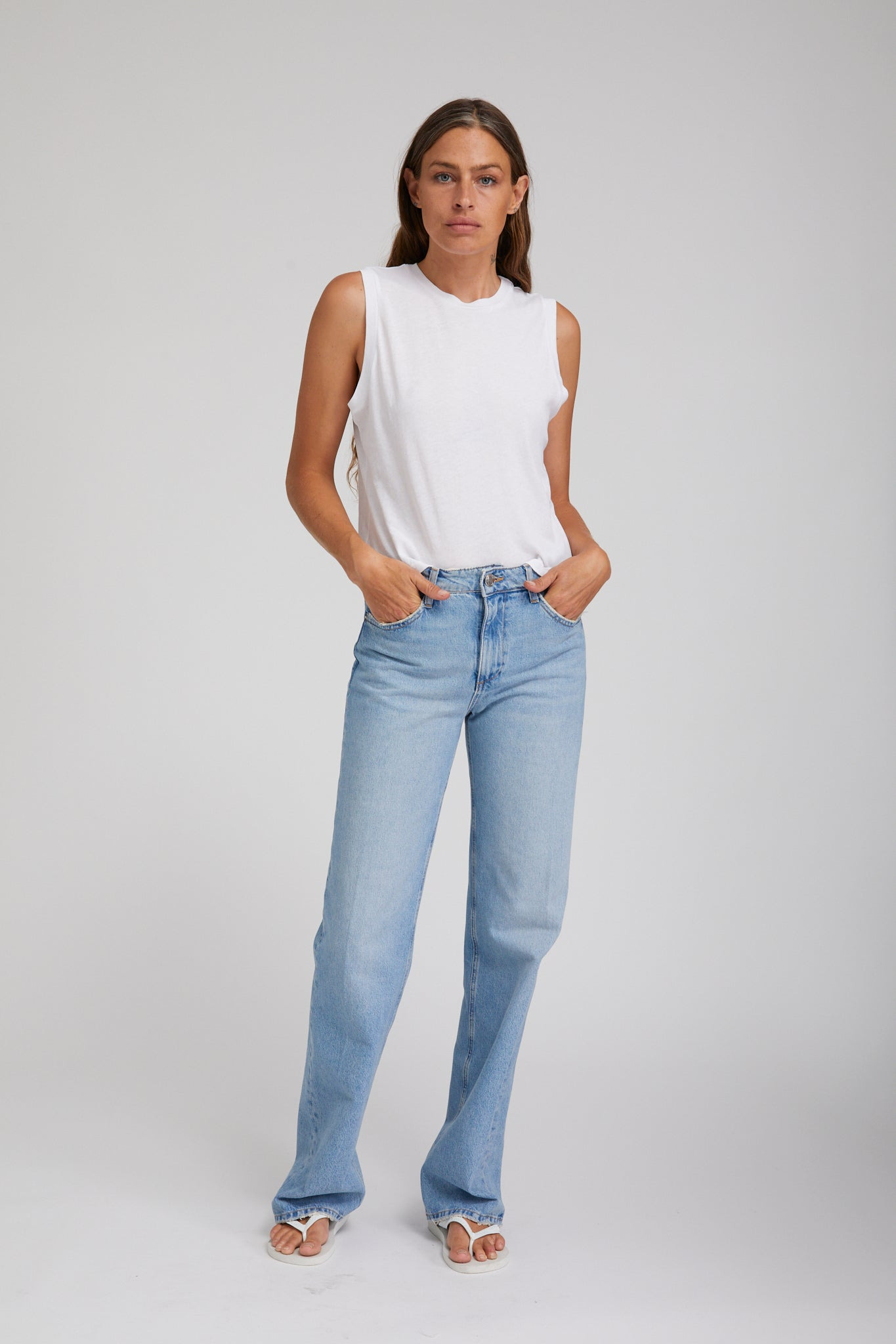 VICTORIA LOOSE STRAIGHT DENIM - 5