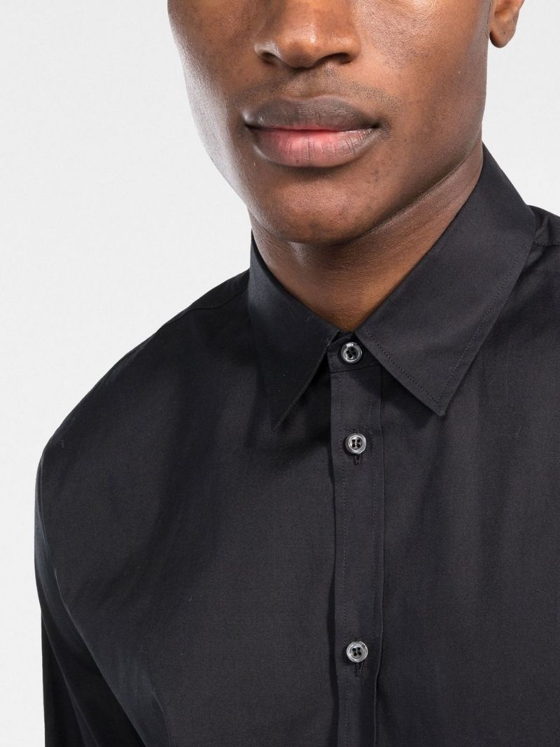 classic-collar poplin shirt - 5