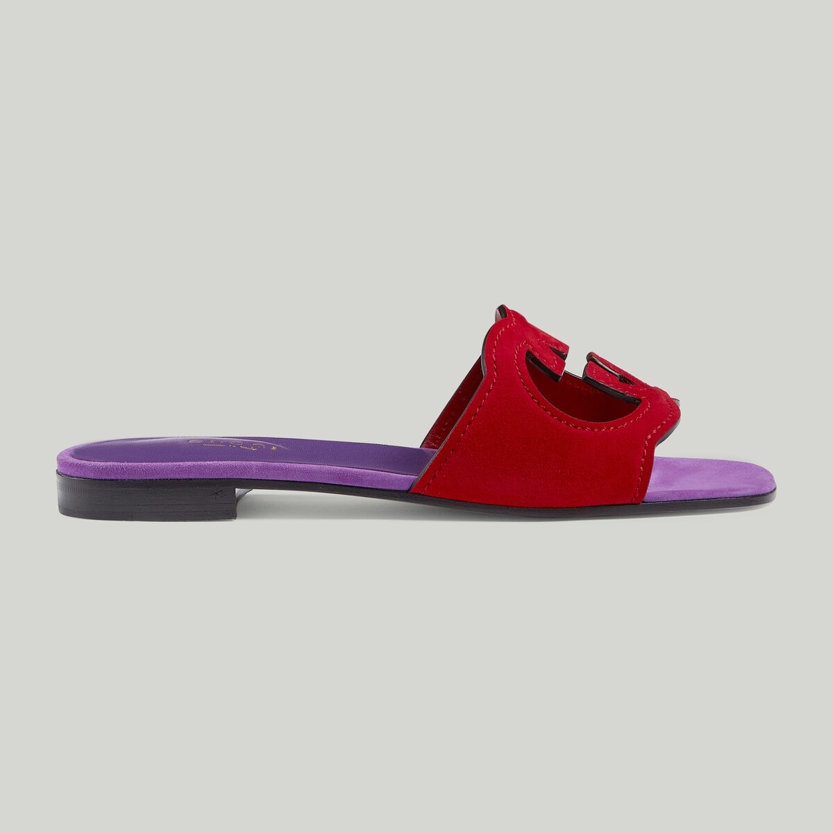 Women's Interlocking G cut-out slide sandal - 1
