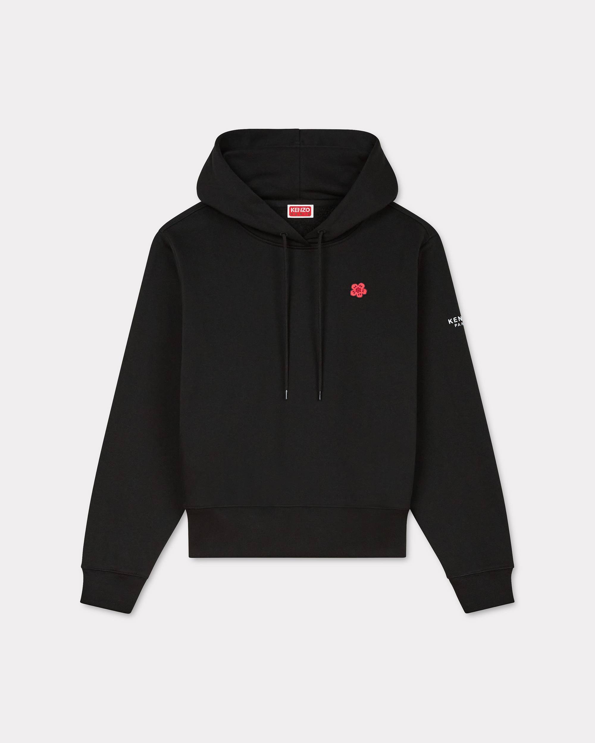 'Boke Flower' classic embroidered hoodie - 1