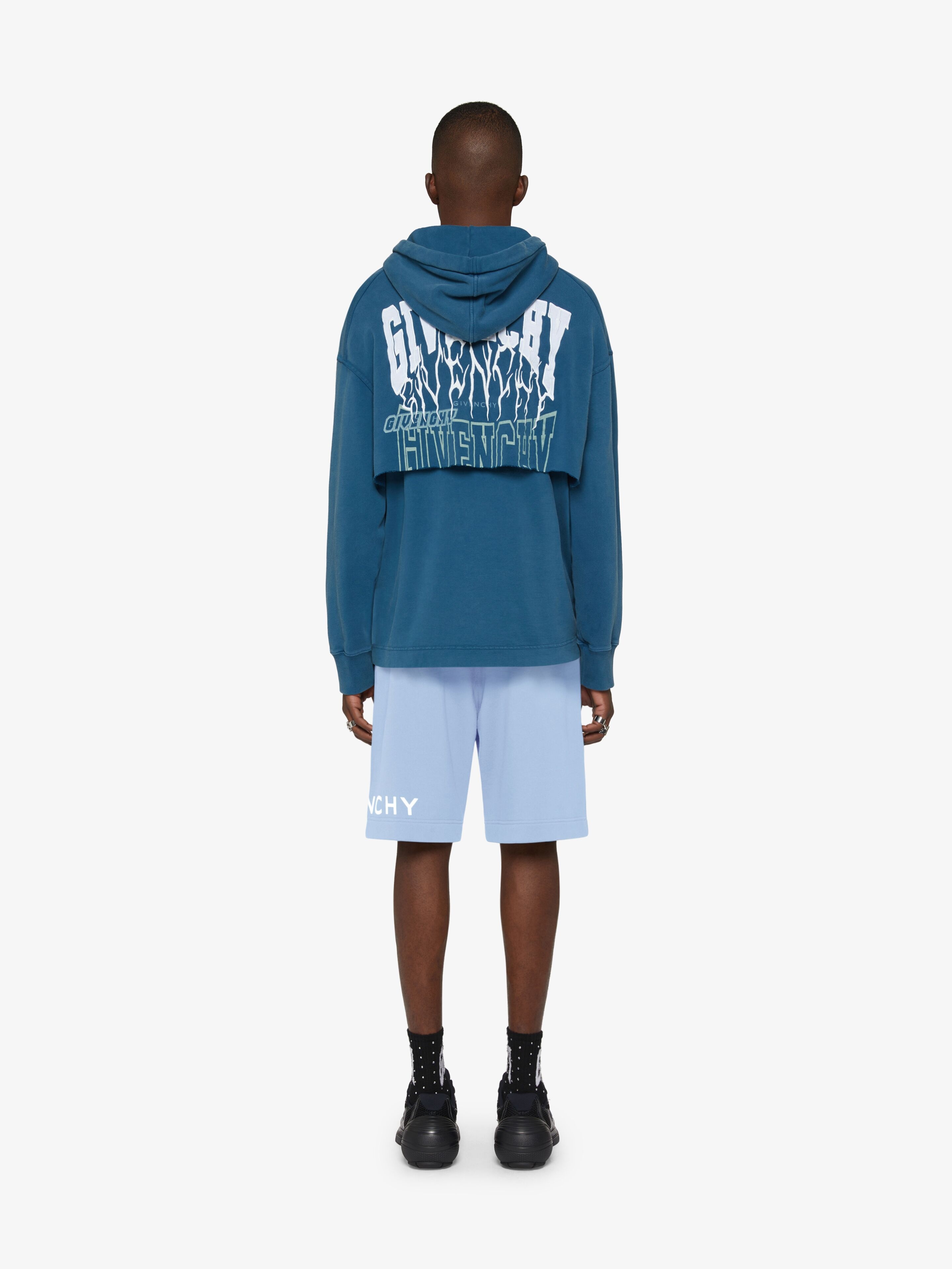 GIVENCHY ARCHETYPE BERMUDA SHORTS IN FLEECE - 4