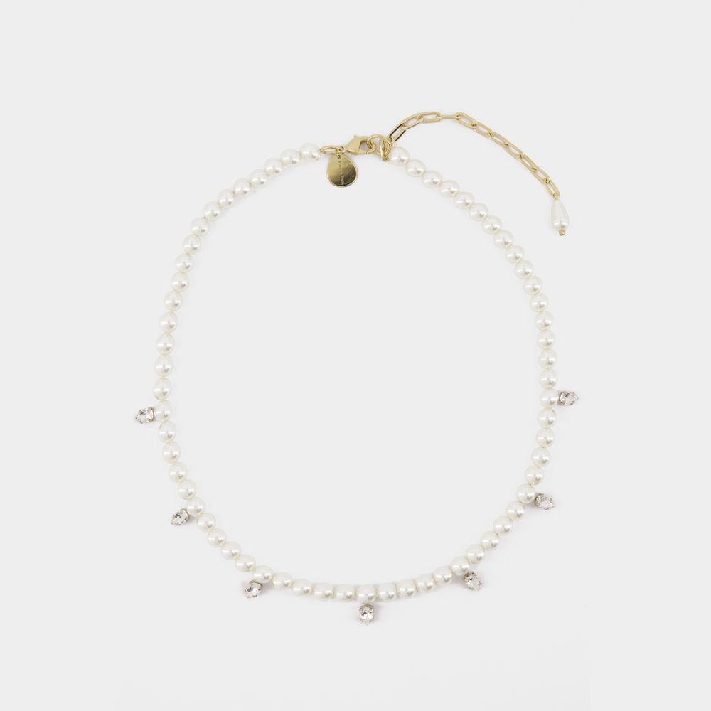 Simone Rocha Pearl & Crystal Dagger Necklace - 1