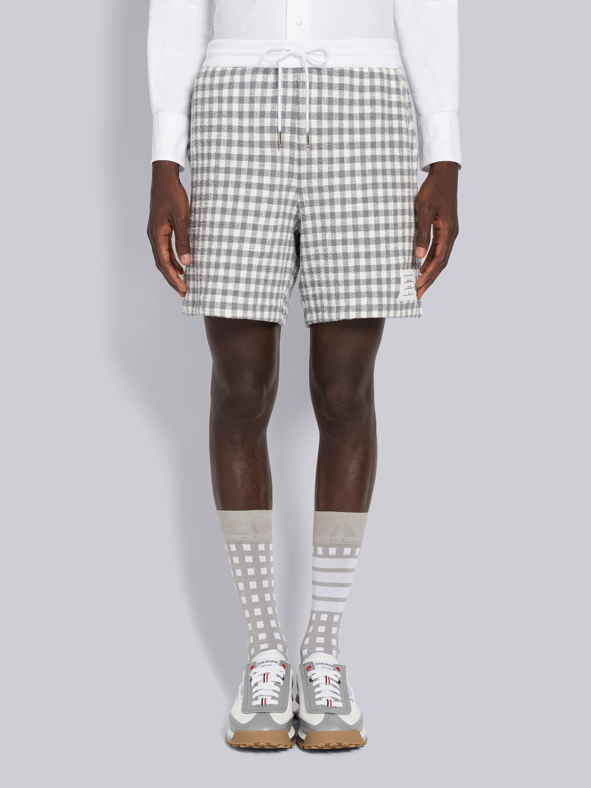 Gingham Mid Thigh Summer Short - 1