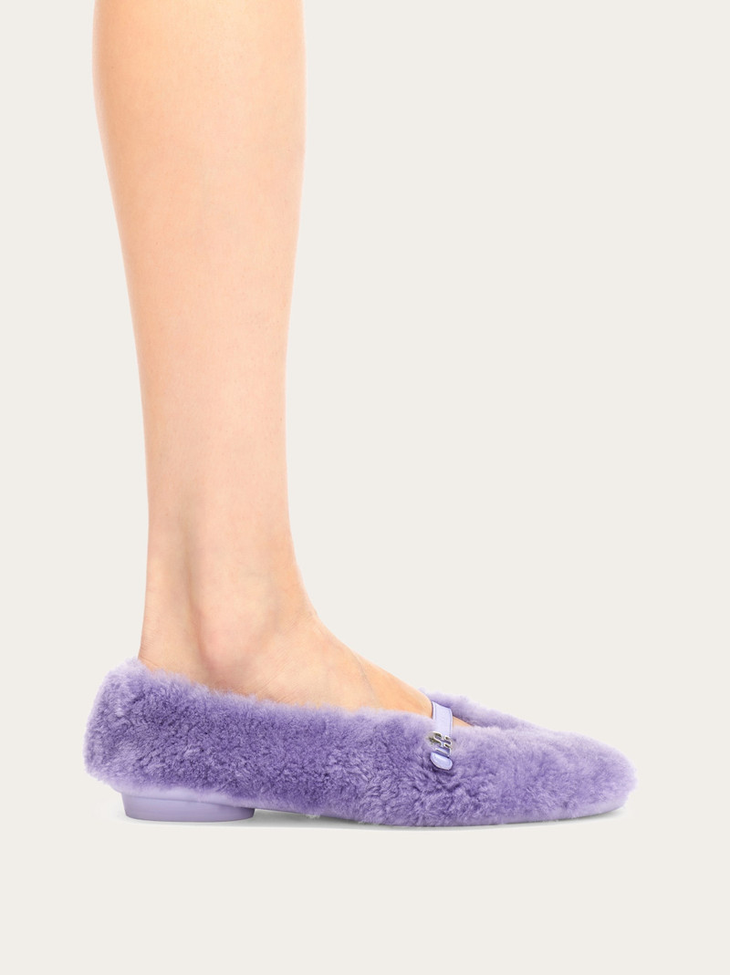 FERRAGAMO Fluffy ballet flat outlook