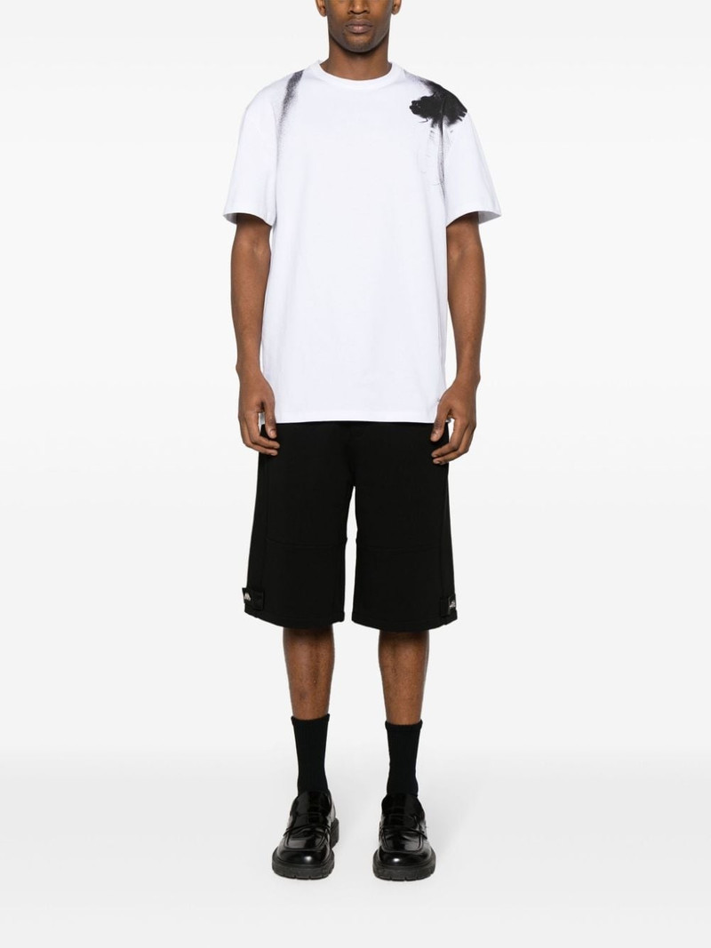 Alexander McQueen Dragonfly-print cotton T-shirt outlook