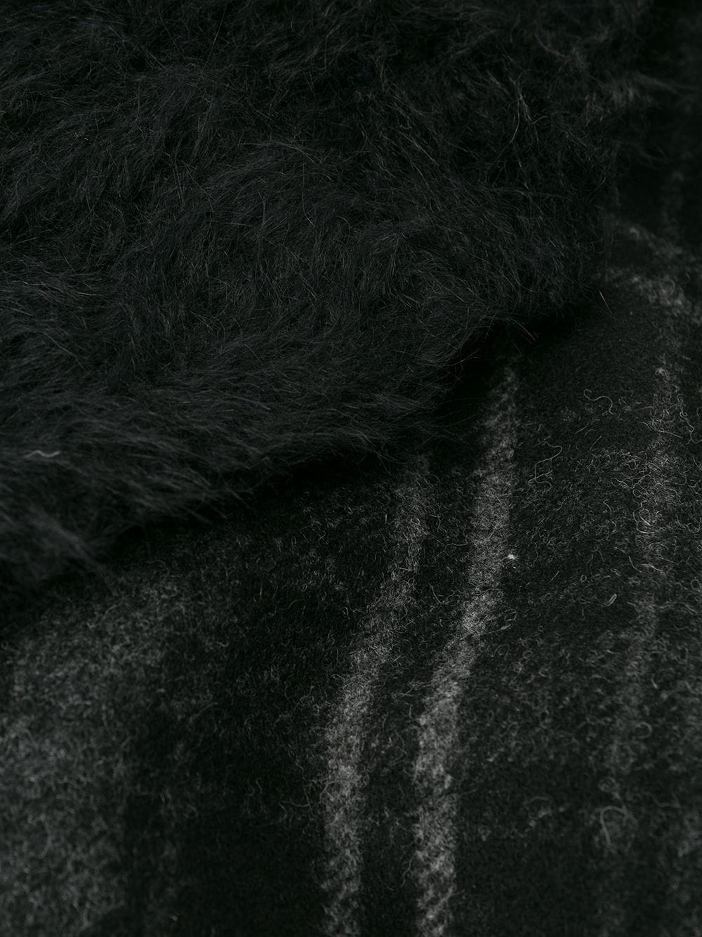 checked wool coat - 6