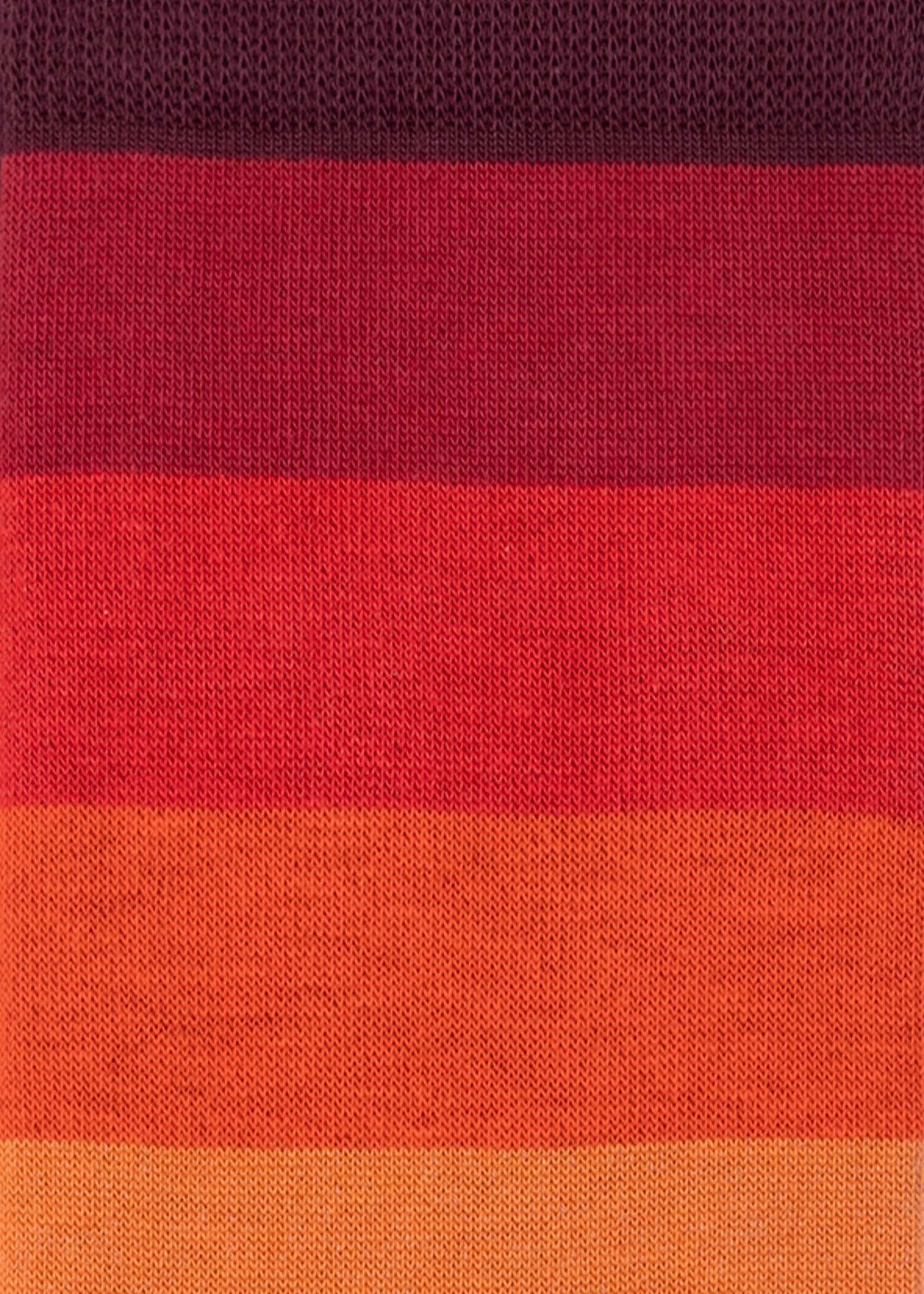 Orange Gradient Stripe Socks - 2