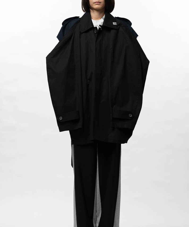 Vest Combined Balmacaan Coat 10