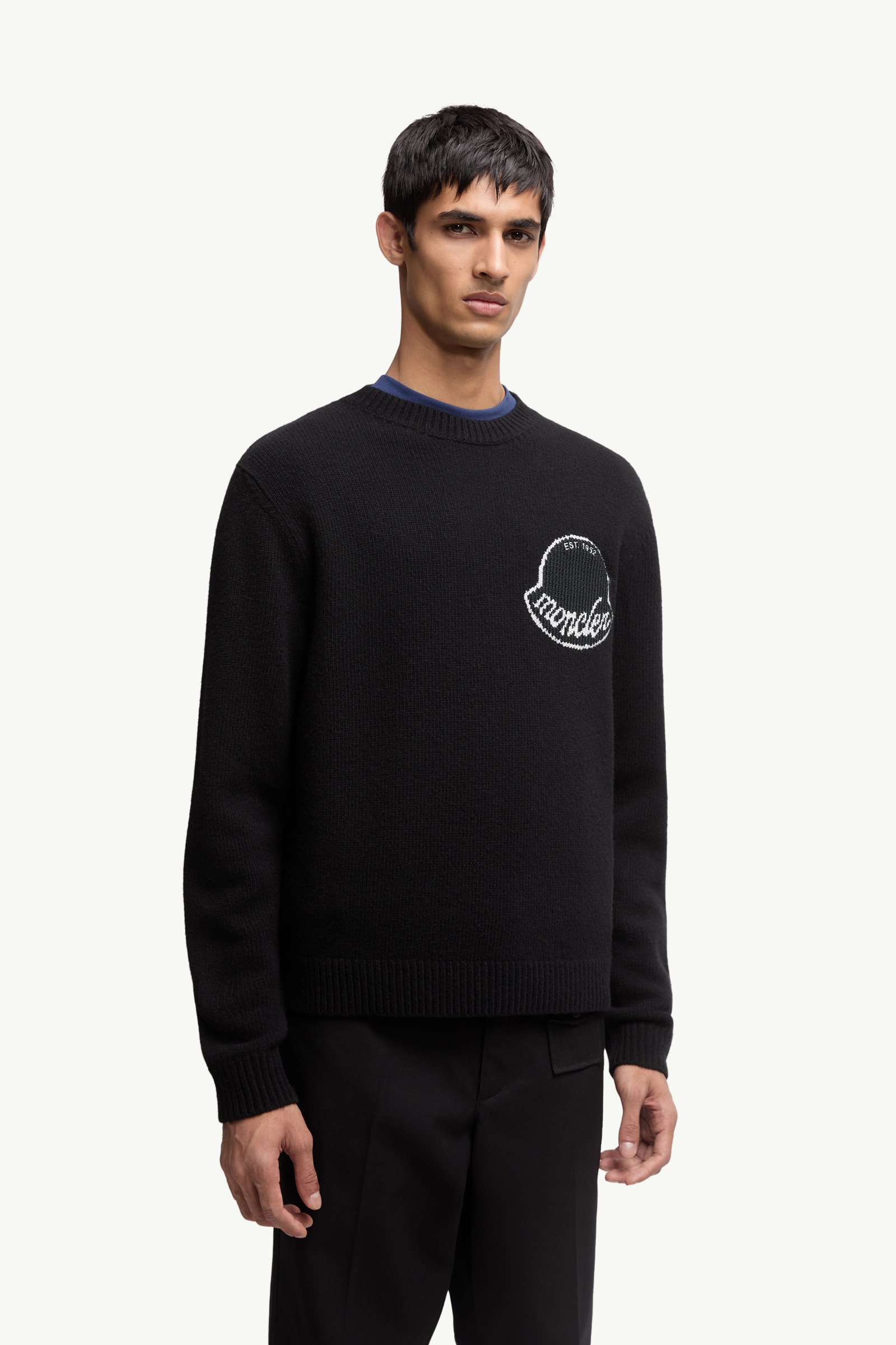 Embroidered Logo Wool Sweater - 3