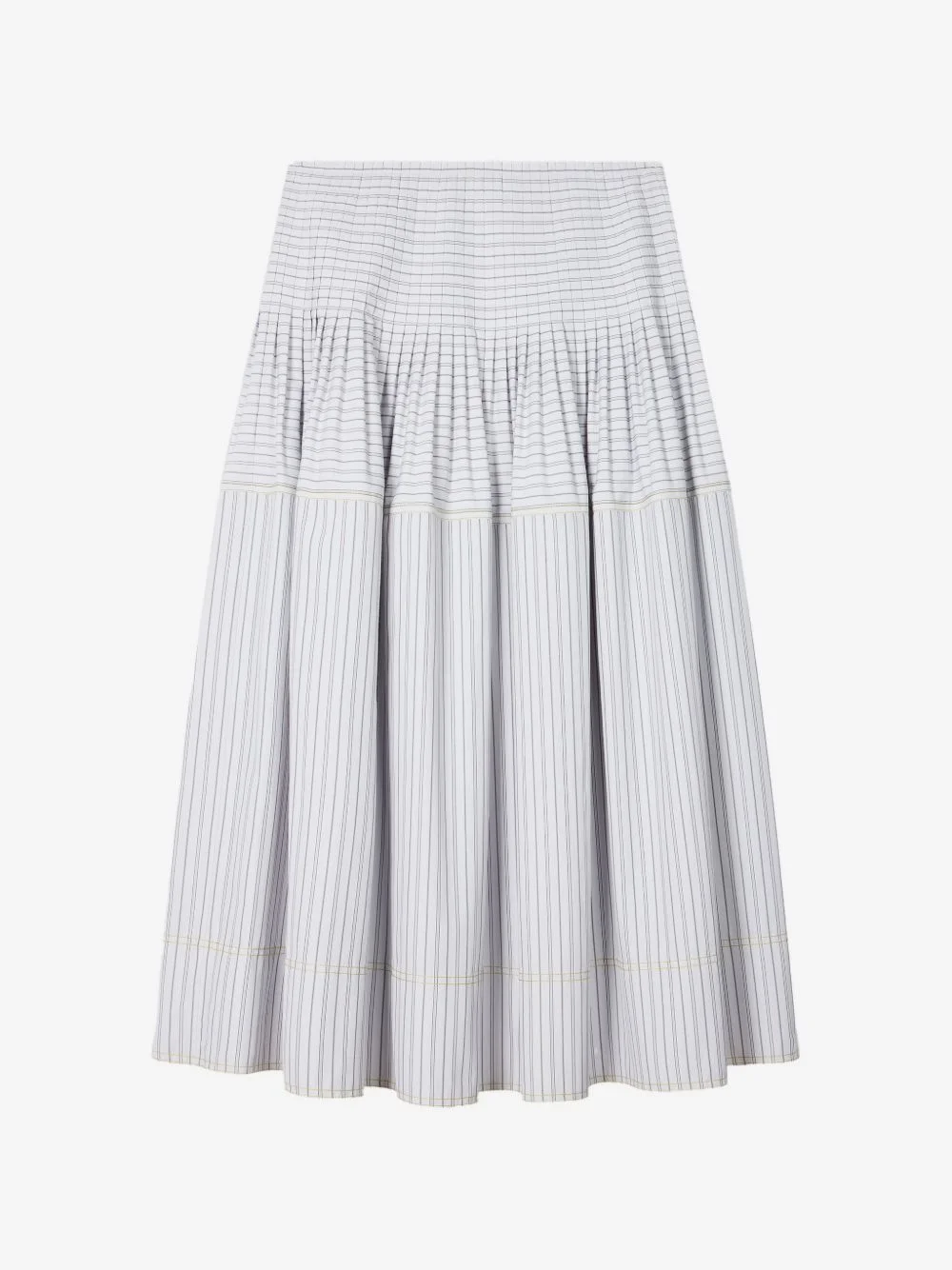 striped midi skirt - 1