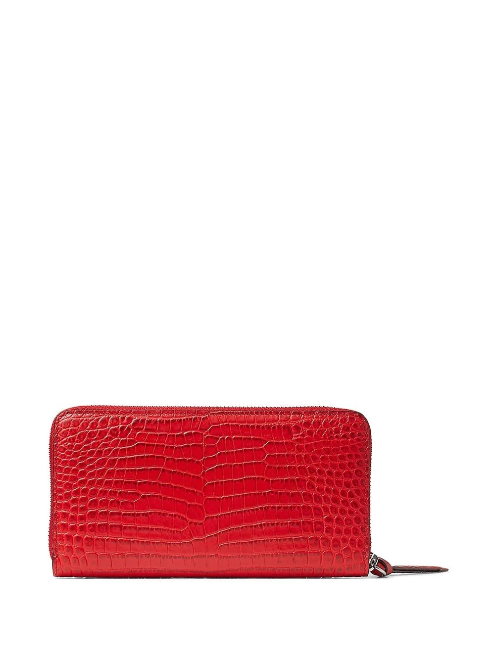 Pippa crocodile-effect long wallet - 2