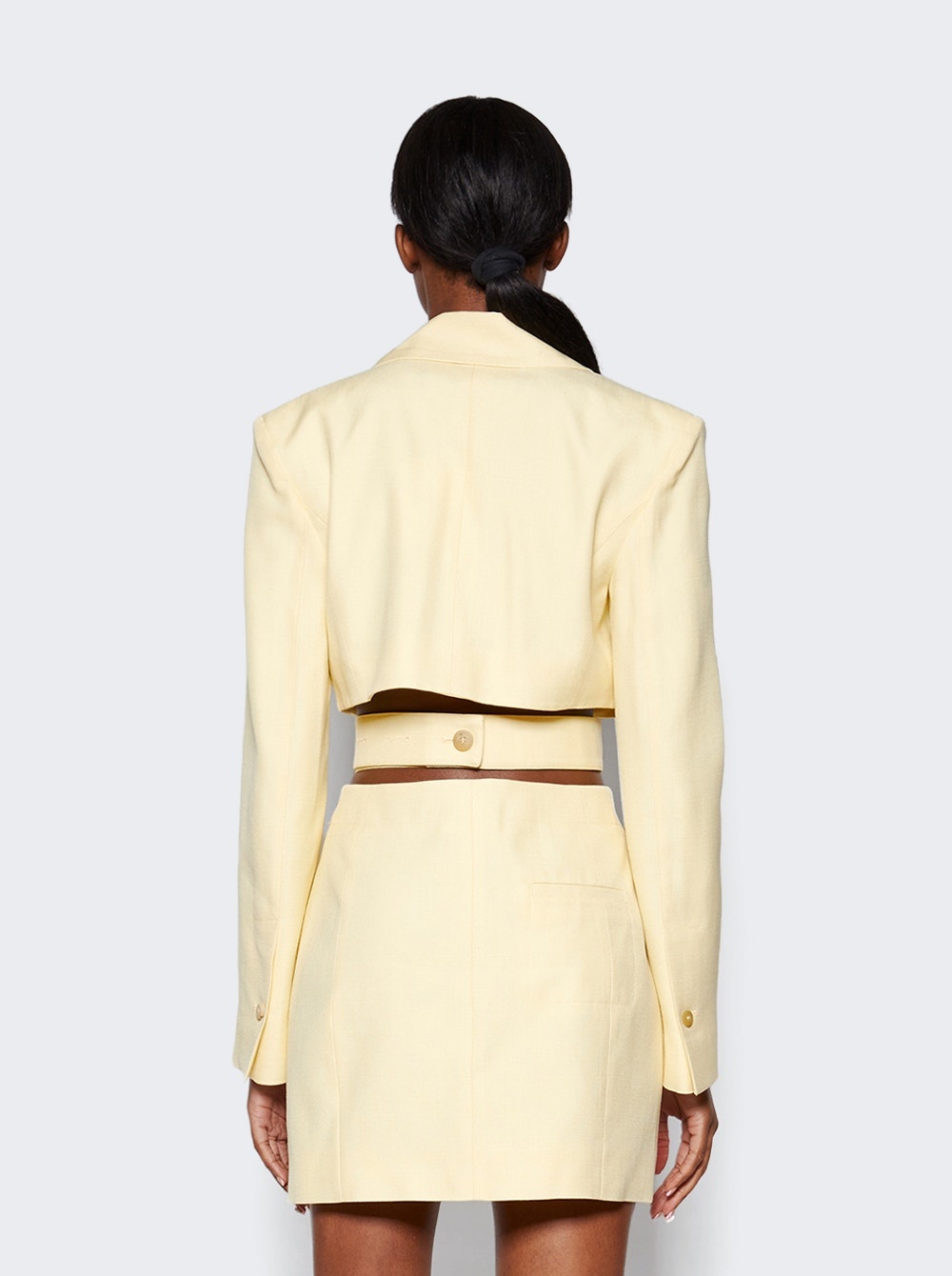 La Robe Bari Dress Pale Yellow - 5