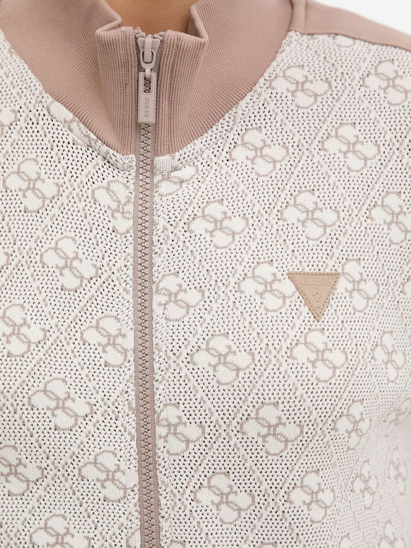 4G zip-up sweater 5