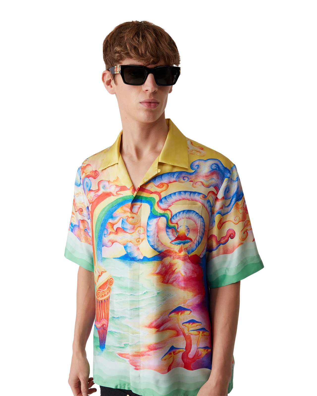 Nature's Teacher Silk Shirt | Casablanca Paris - 5