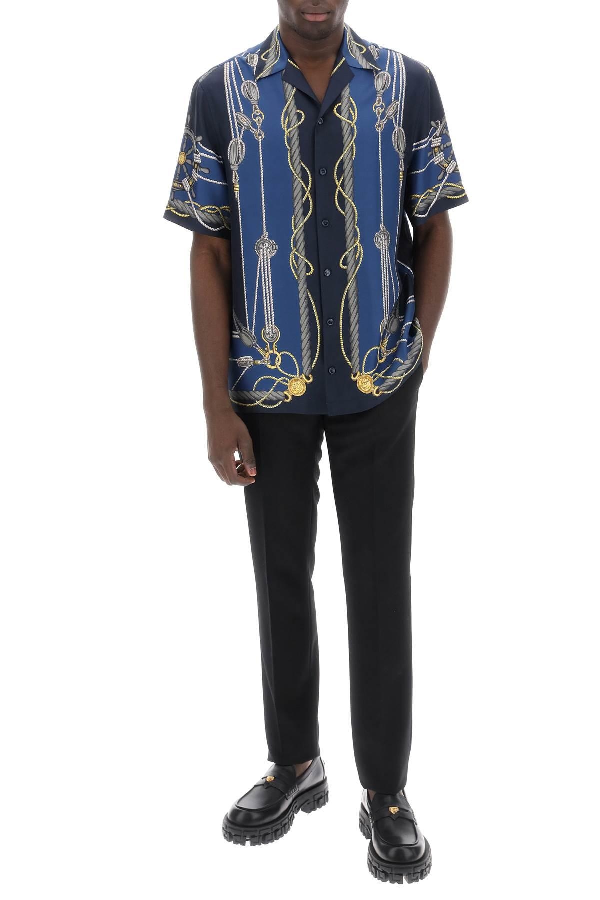 Versace Nautical bowling shirt - 2