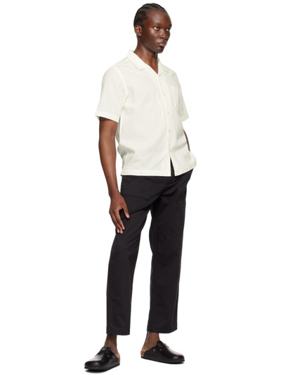 Universal Works Black Fatigue Trousers outlook