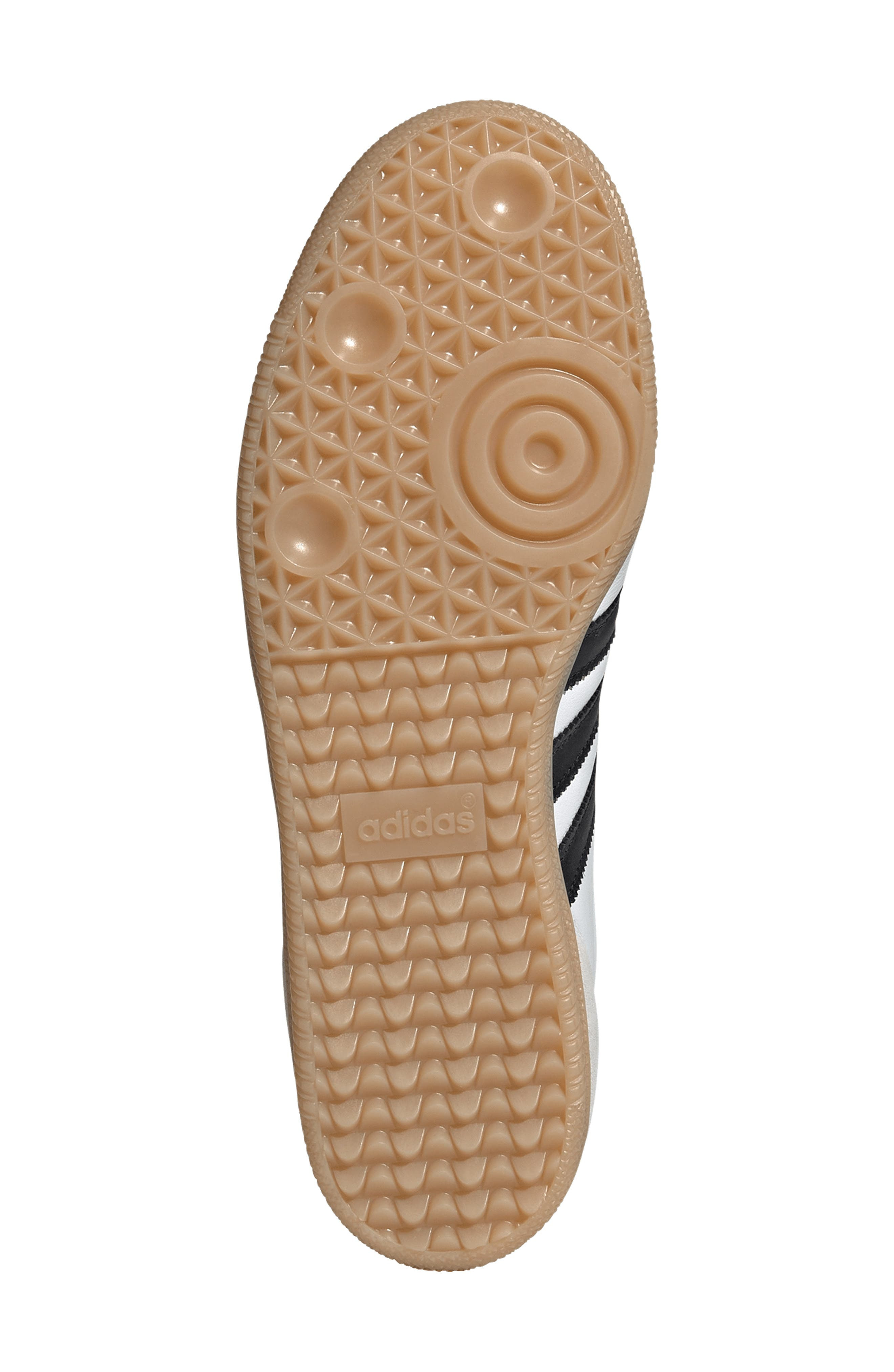 adidas Gender Inclusive Samba 62 Sneaker in White/Black/Gum at Nordstrom - 5