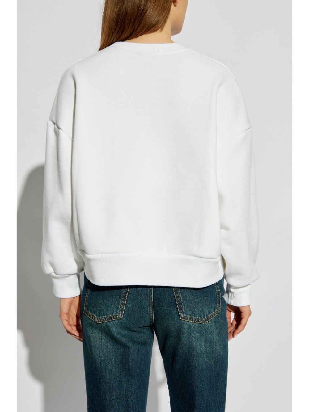 その他 alexander mcqueen Ivory cotton oversize sweatshirt Alexander McQueen Ivory Cotton Oversize Sweatshirt
