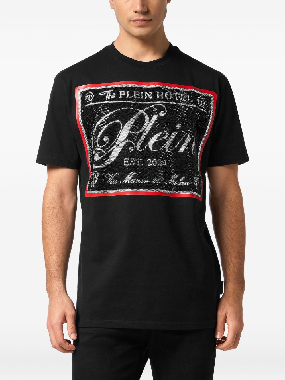 logo-embellished T-shirt - 2