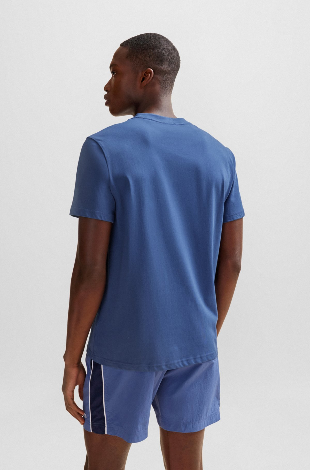 COTTON-JERSEY REGULAR-FIT T-SHIRT WITH SPF 50+ UV PROTECTION - 3