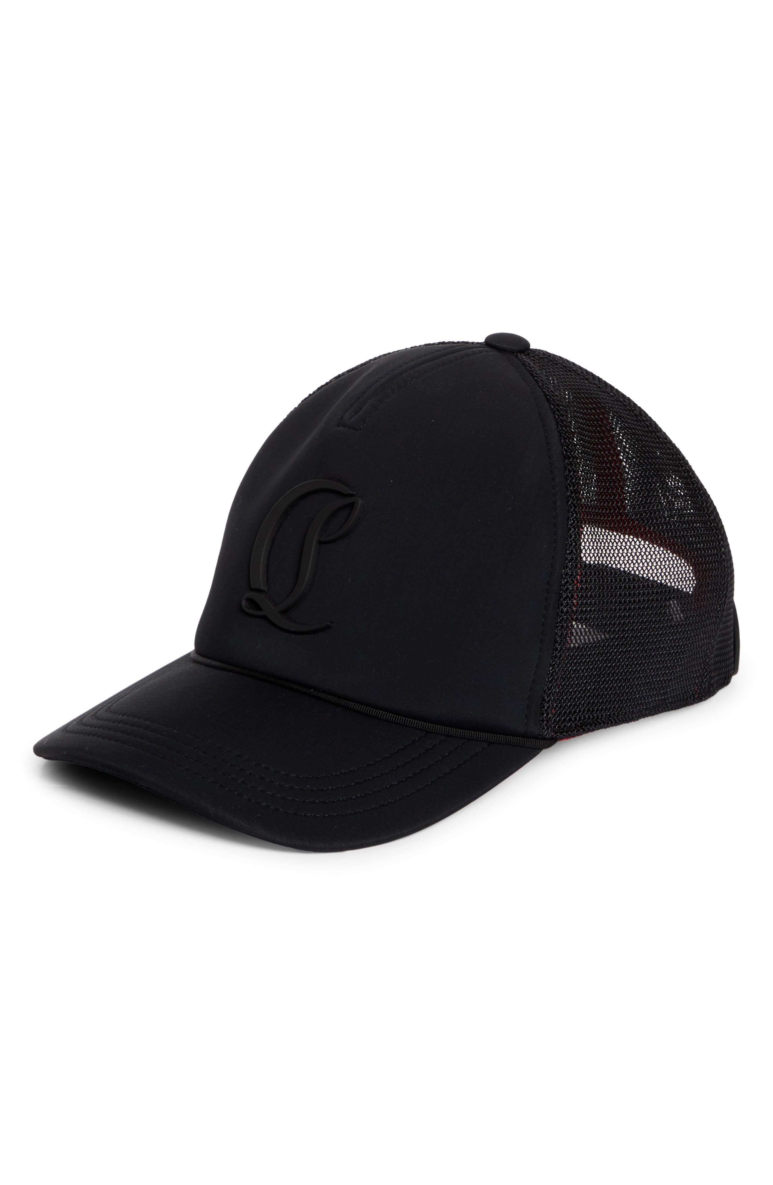 Christian Louboutin Horse Season Trucker Hat in Black at Nordstrom - 1
