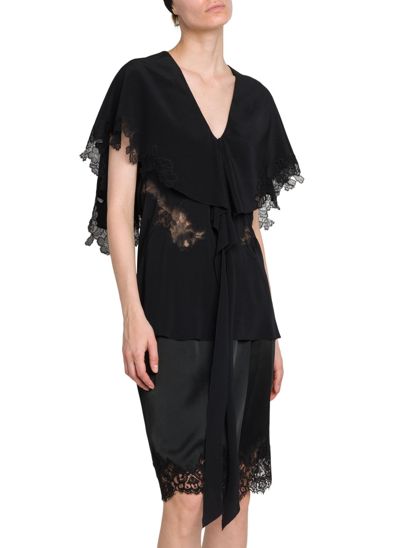 Women's Lace Detailed Top - Black 4