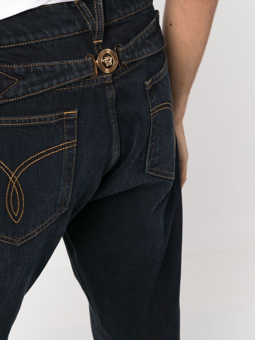 Medusa Head-motif jeans - 5