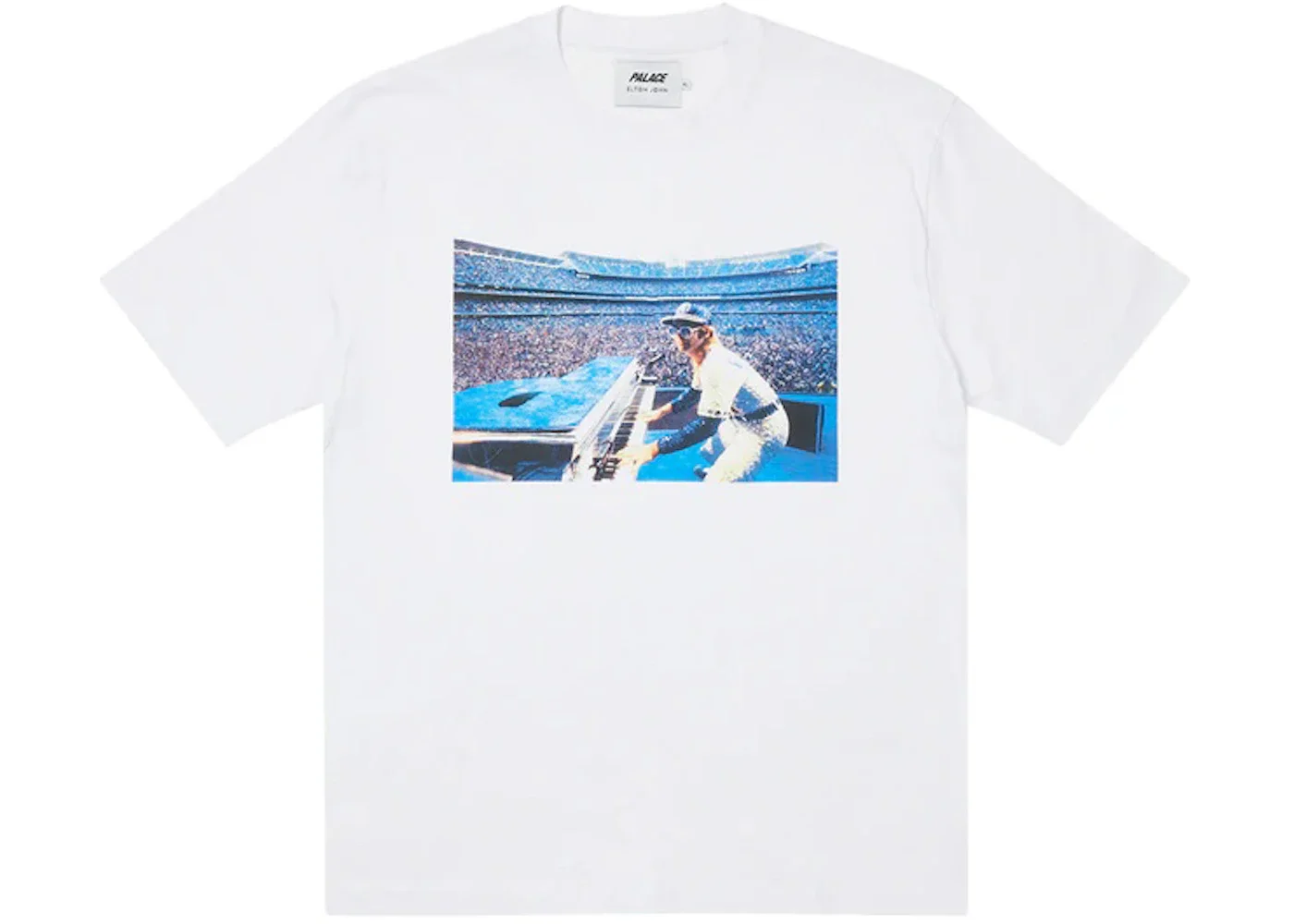 Palace Elton John P-iano T-shirt White - 1