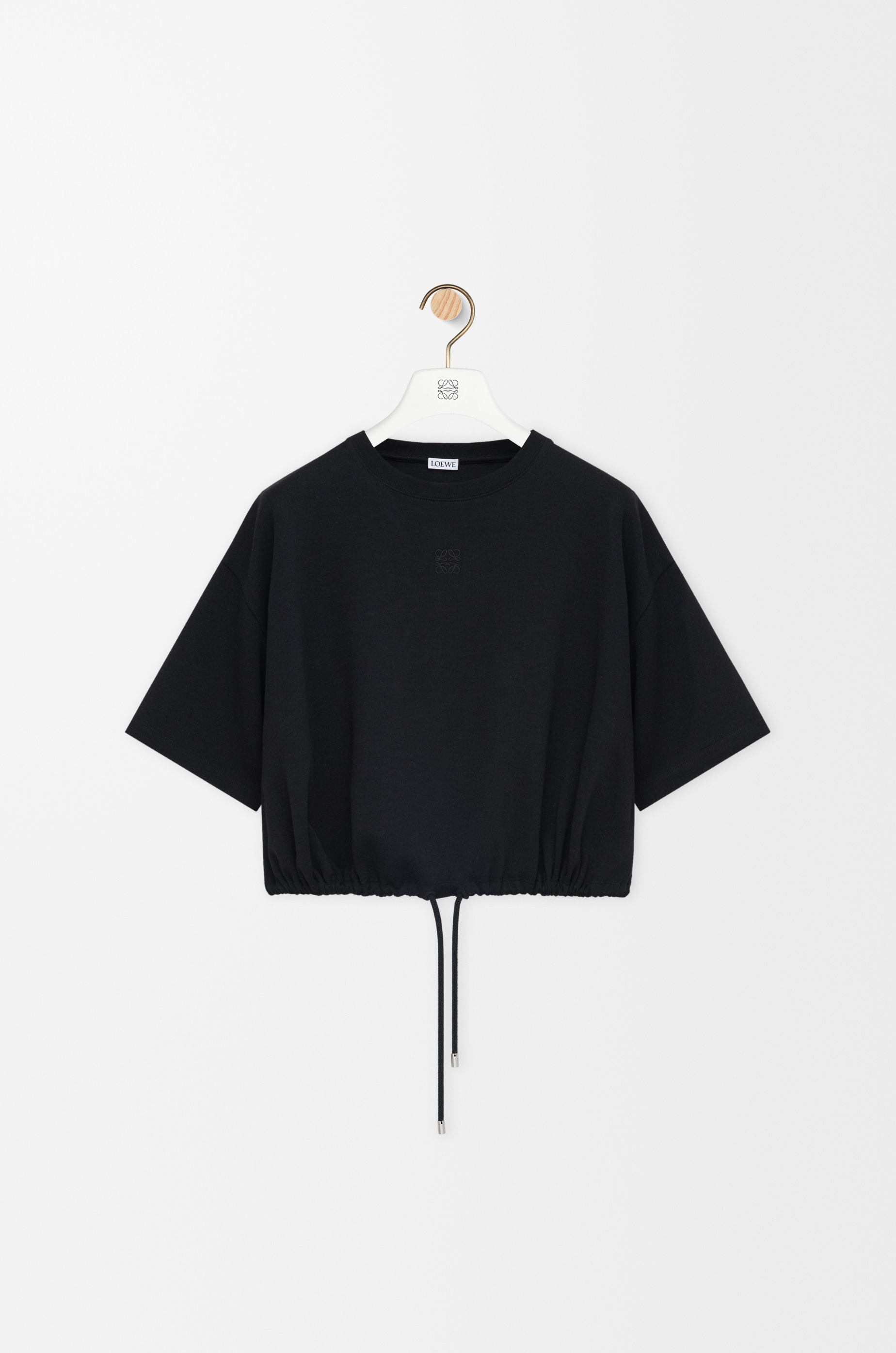 Cropped T-shirt in cotton - 1