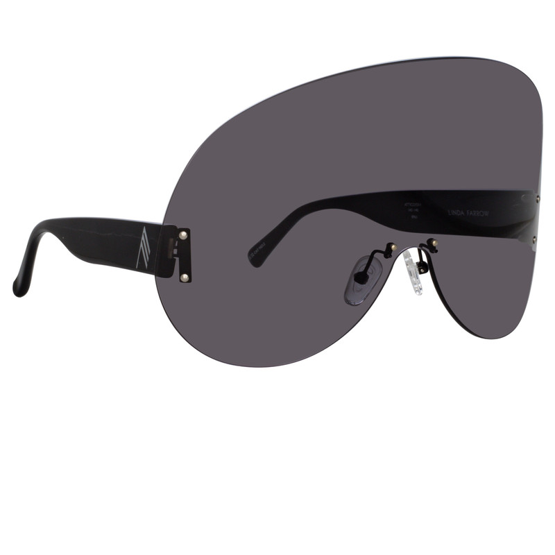 Karl Oversize Sunglasses in Black 3