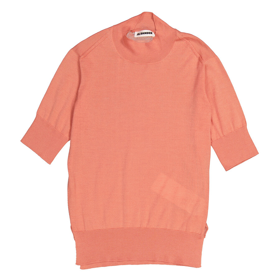 Jil Sander Ladies Papaya Cashmere And Wool Jumper, Brand Size 34 (US Size 4) - 5