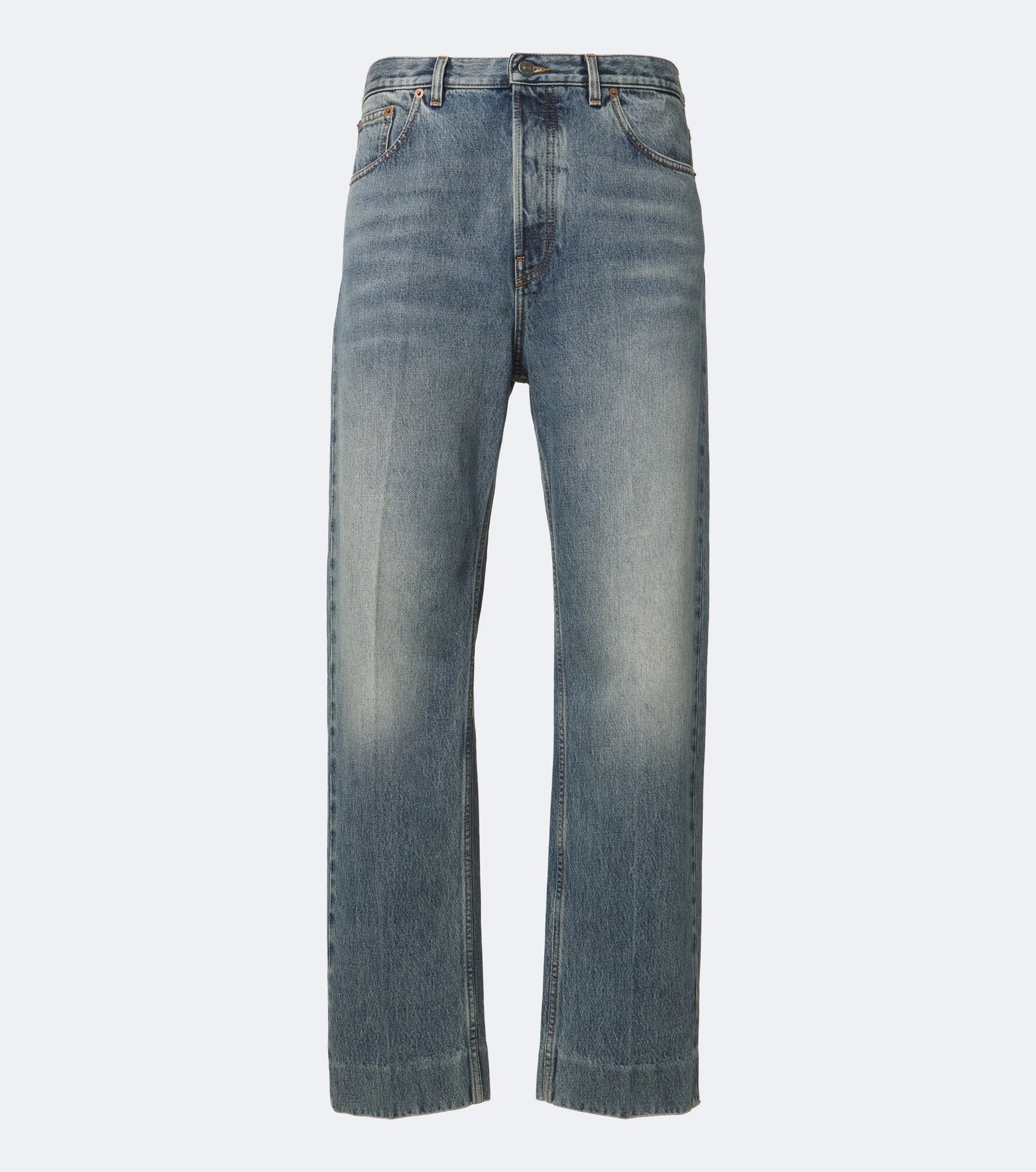 Faded straight jeans - 1