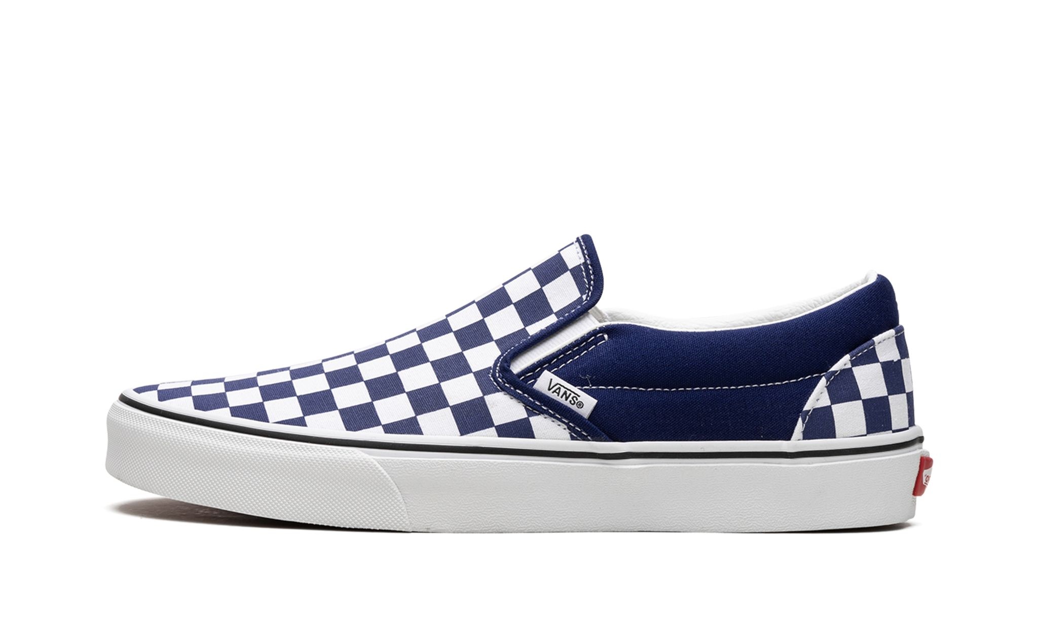 Checkerboard Classic Slip-On "Beacon Blue" - 1