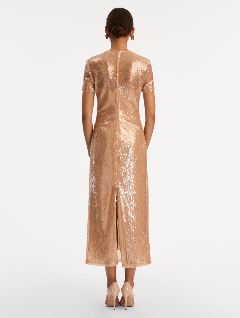 FOXGLOVE EMBROIDERED SEQUIN TULLE DRESS 3