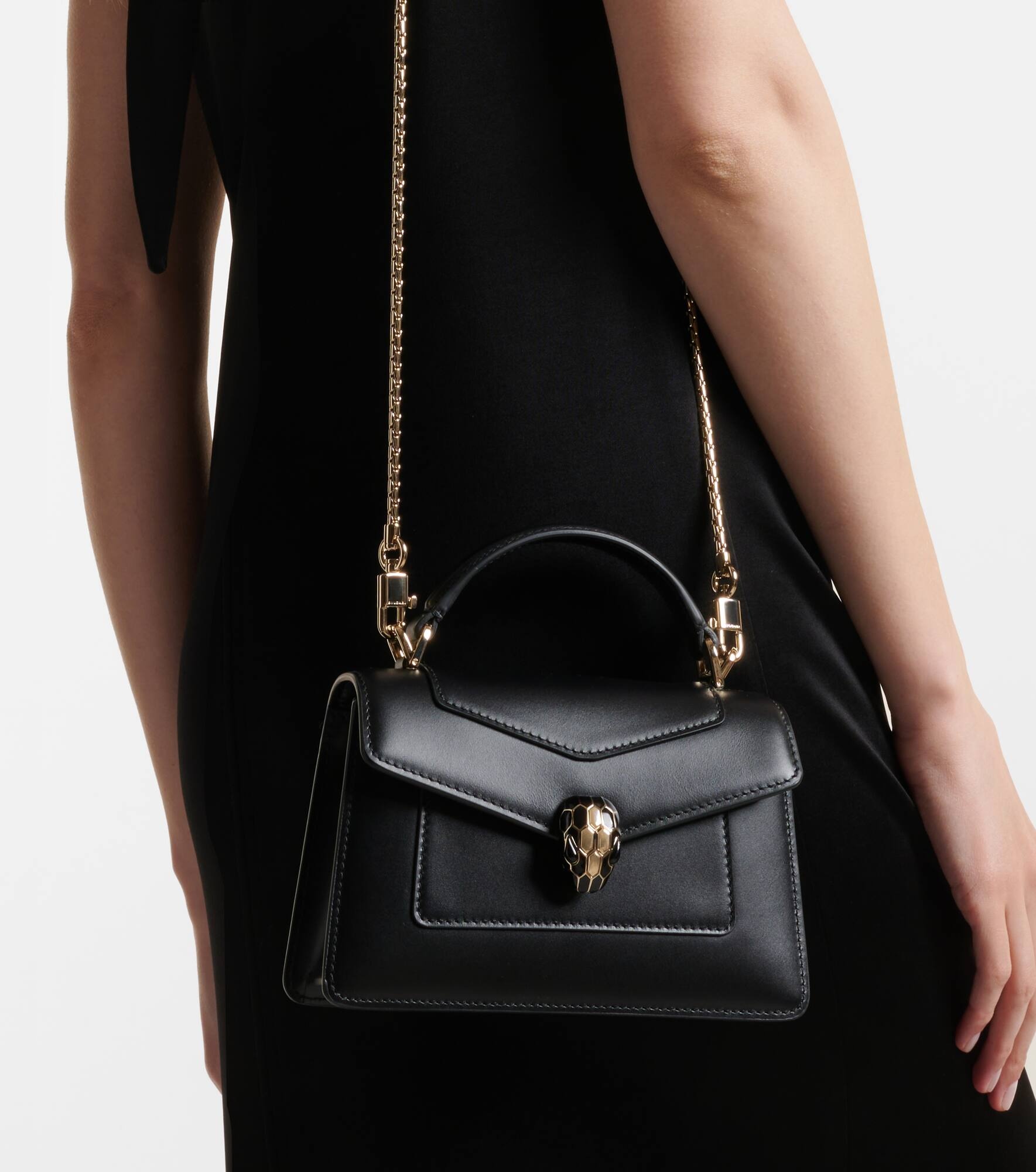 Serpenti Forever Mini leather shoulder bag - 7