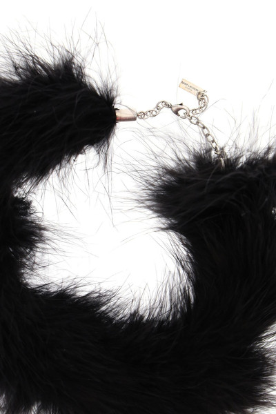 SAINT LAURENT MARABOUT CHOKER NECKLACE outlook