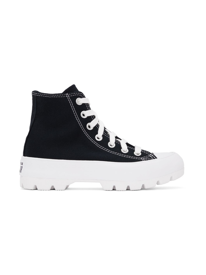 검정 Lugged 척 Taylor 모든 스타 Hi Sneakers - 1