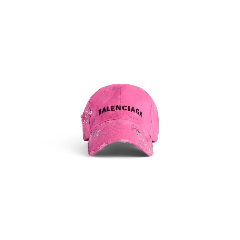 Men's Upcycled Cap in Pink 1