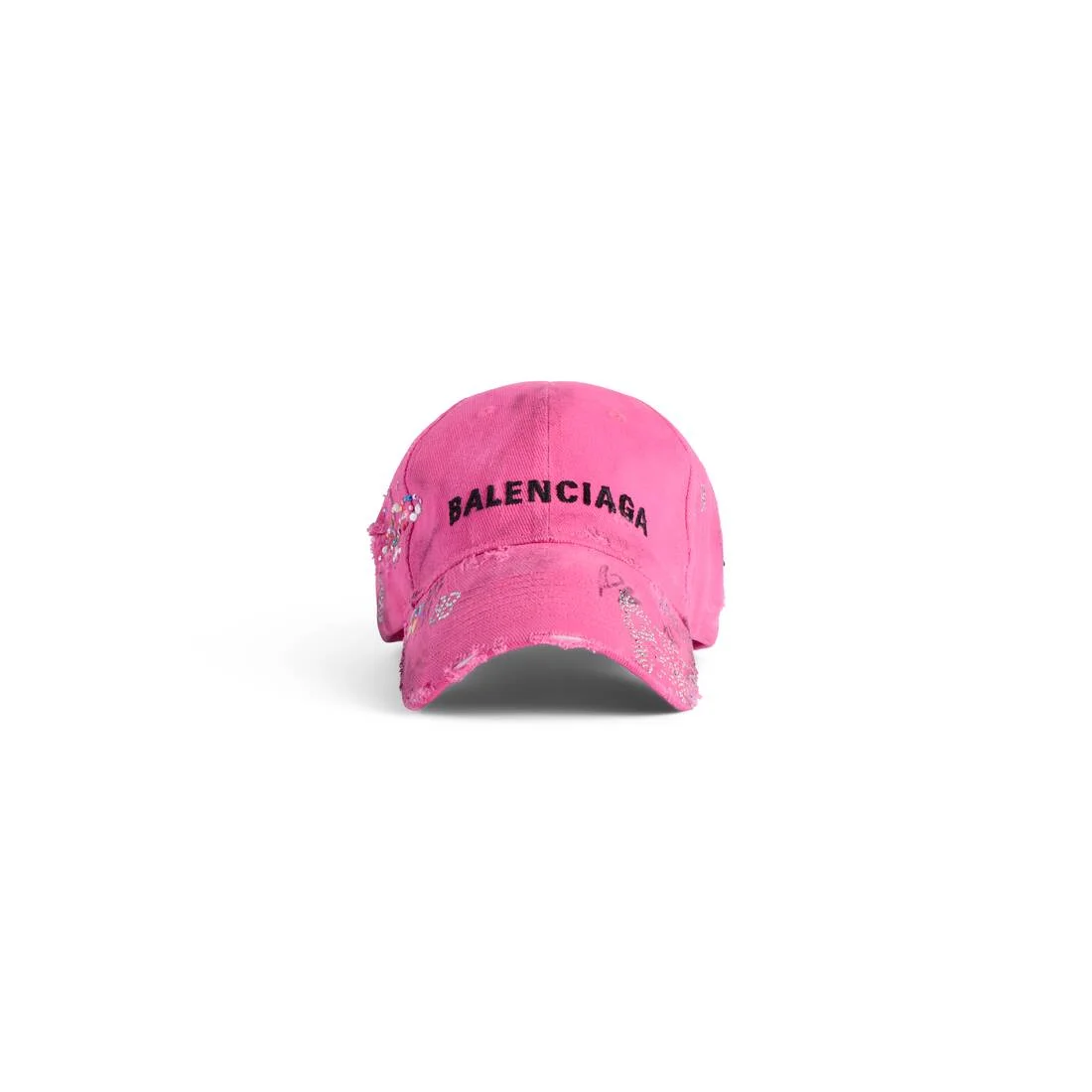 Men's Upcycled Cap in Pink - 1