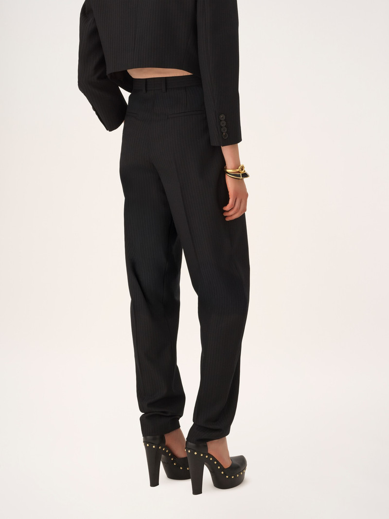 HIGH-RISE WIDE-LEG PANTS IN WOOL 4