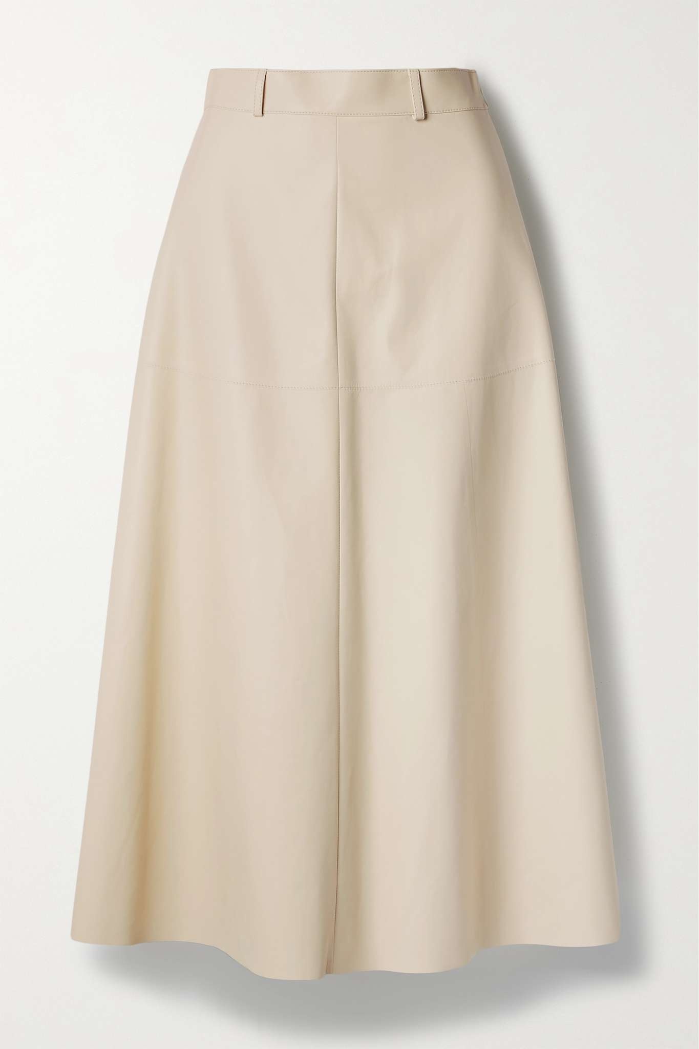 Alabama leather midi skirt - 1