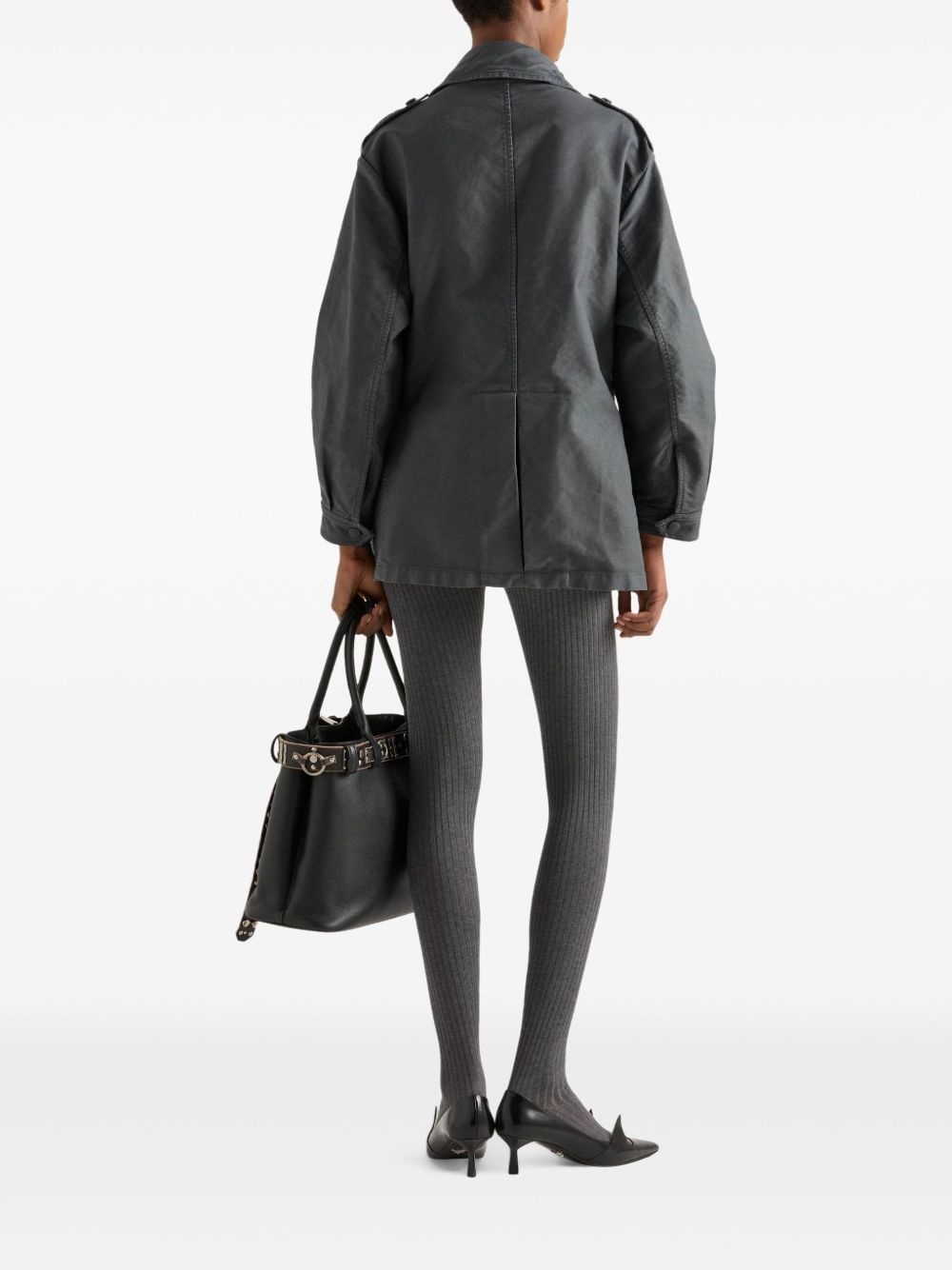 cotton safari jacket - 3