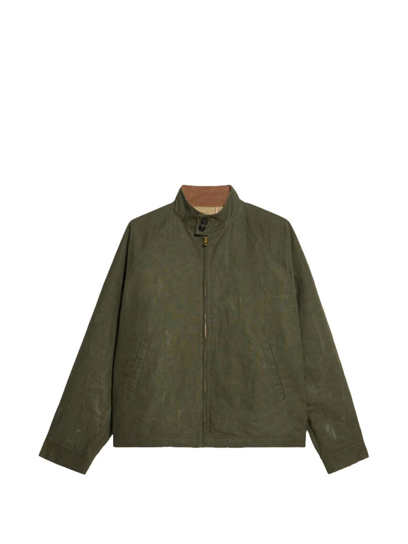 Carol waxed zip-up jacket 1