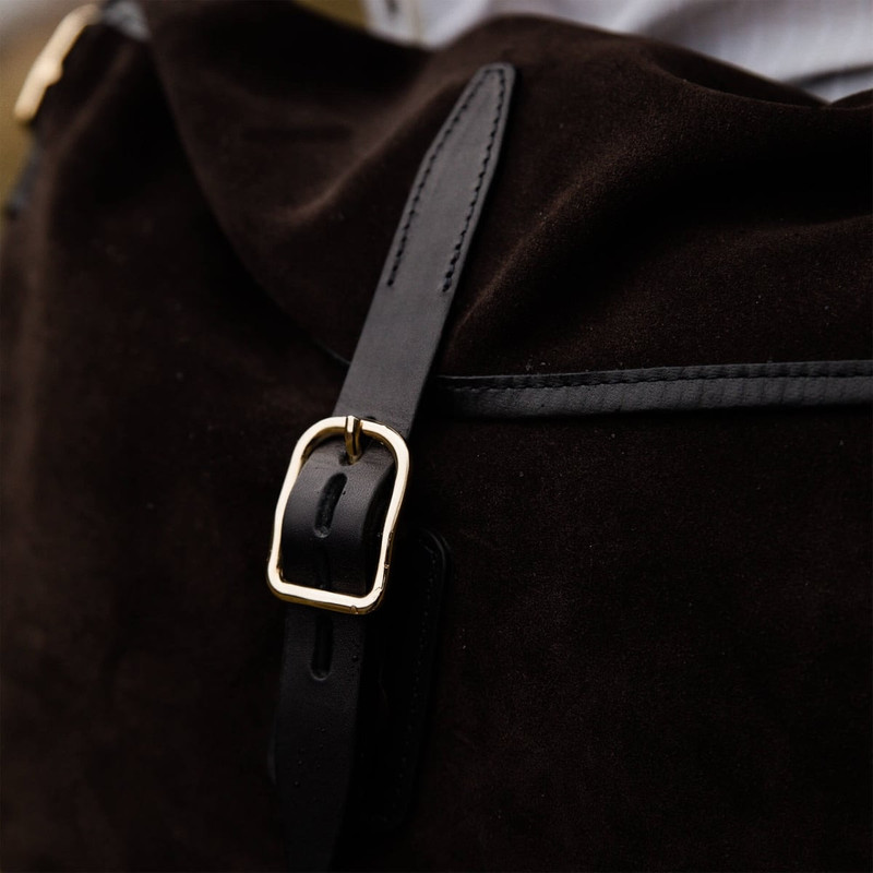 MARGOT HALF MOON FISHERMAN'S BAG - DARK BROWN 5