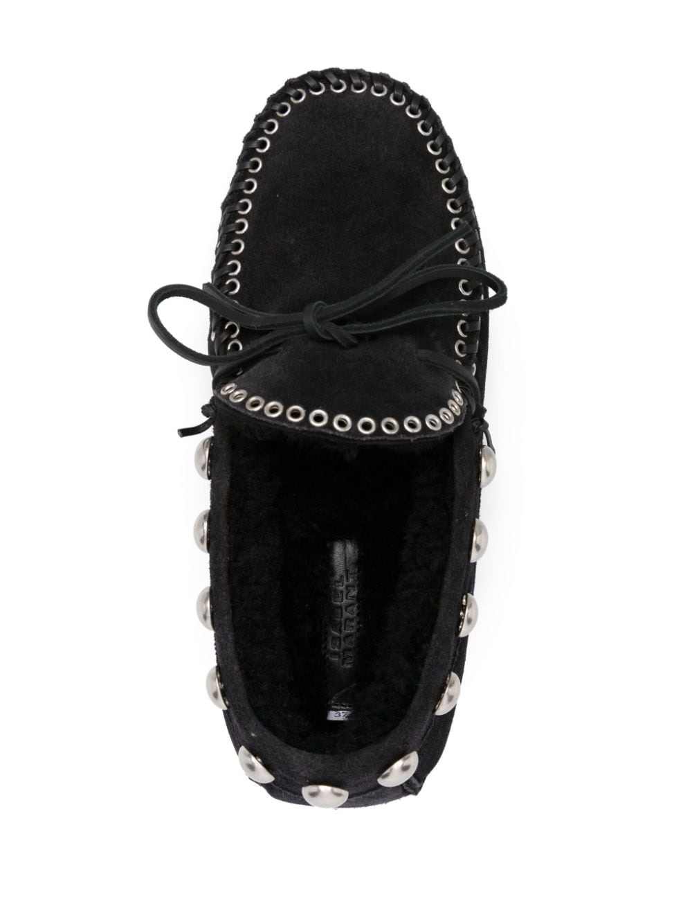 shearling loafers - 4